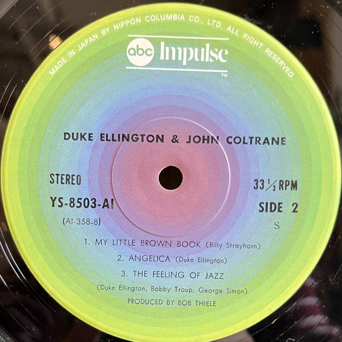 ■特別限定盤!国内盤/帯補充票付LP■デューク・エリントンとジョン・コルトレーン / Duke Ellington & John Coltrane (YS-8503-AI)■美盤_画像2