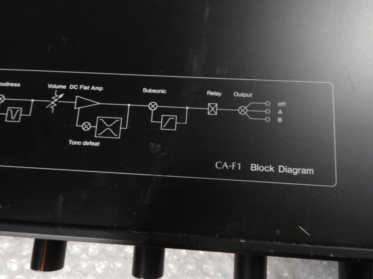 中古品　オーディオ機器　プリアンプ　Sansui CA-F1　サンスイ_画像9