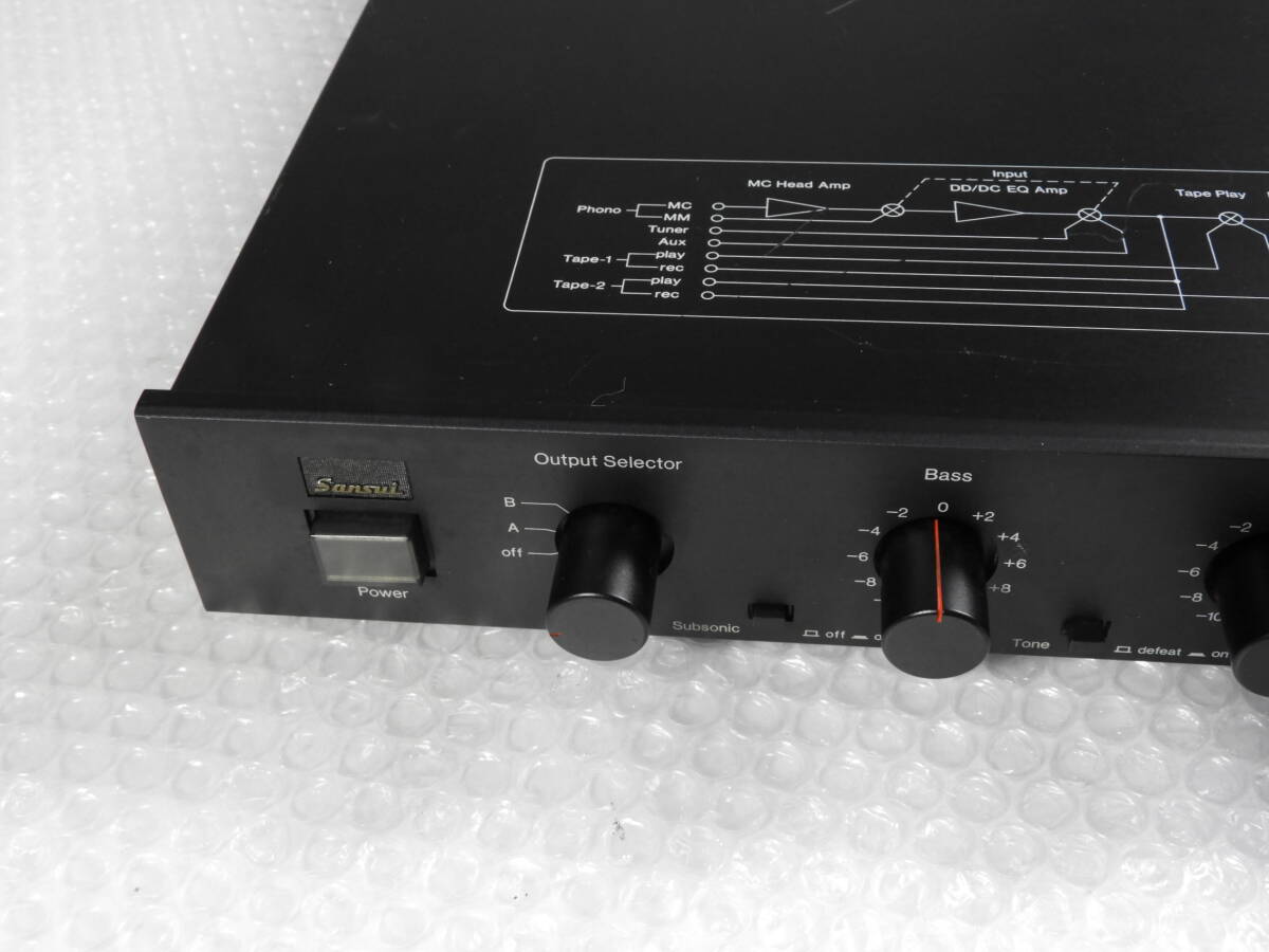 中古品　オーディオ機器　プリアンプ　Sansui CA-F1　サンスイ_画像5