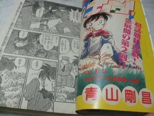 【　週刊少年サンデー　1994年1月26日 6号　『 表紙/巻頭表紙カラー・青山剛昌 「名探偵コナン」 新連載第２話掲載 』　】_画像5