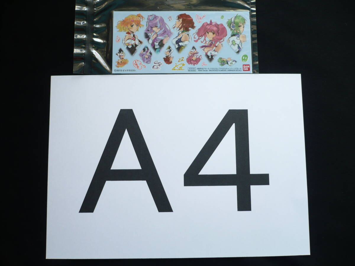  Macross Δ Valkyrie decal 3 pieces set for sales promotion 