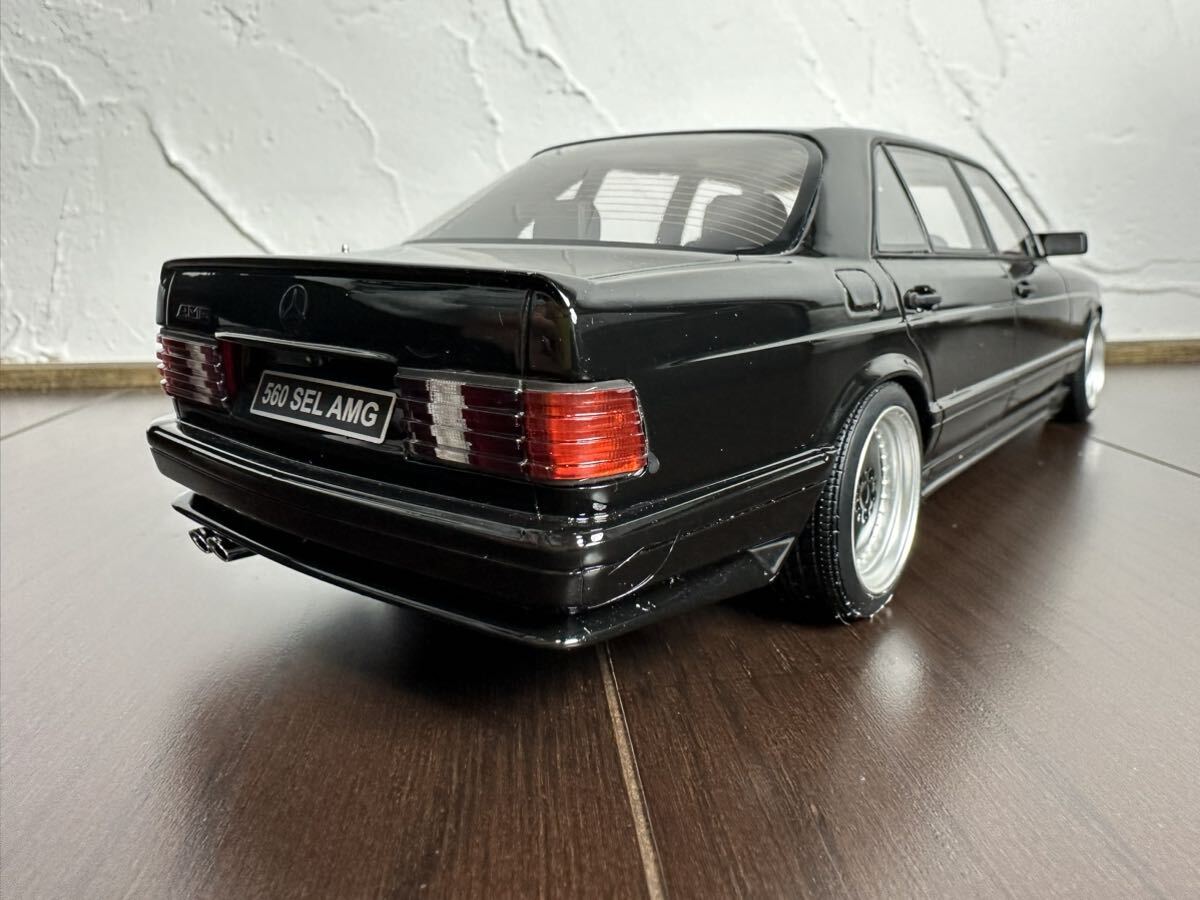 * [OttO mobile] 1/18 Mercedes Benz 560 6.0 SEL AMG (W126) ( черный ) * продажа день нерешительный 