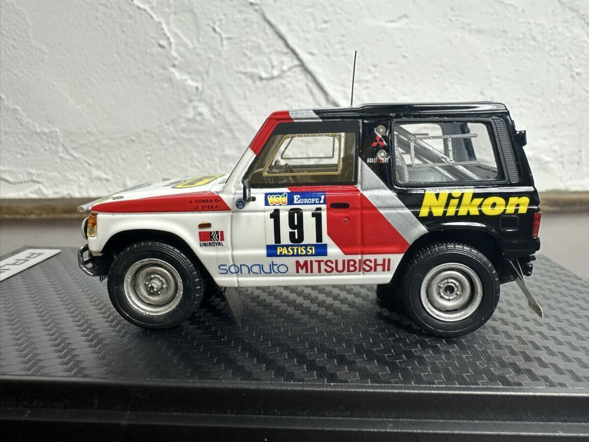 Mitsubishi Pajero （#191） 1984 Paris-Dakar （1/43スケール IG0058）イグニッションモデル_画像4
