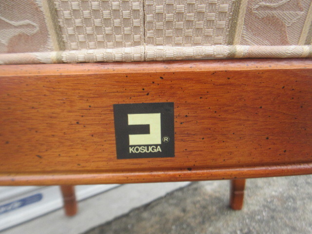 （20W1210）COSUGA/コスガ　ダイニングチェア　93.5×45.5×44㎝　家具　インテリア　椅子　イス　チェアー　木製　木工_画像3