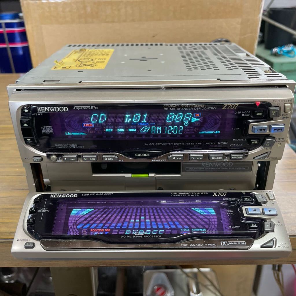 ケンウッド　Z707 X707 DSP CDカセットデッキ！_画像3