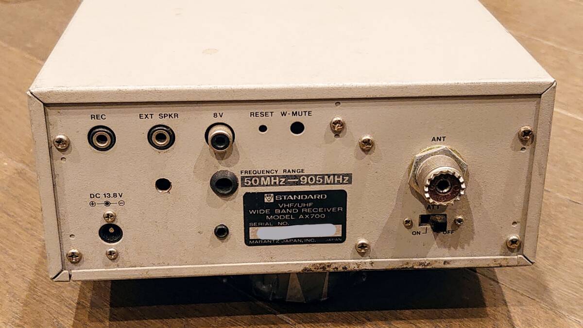 STANDARD AX700 wide-band receiver 