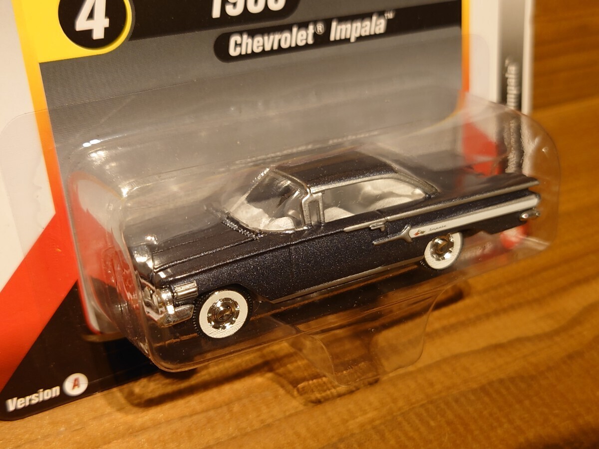 RACING CHAMPIONS \'60 CHEVY IMPALA LOWRIDER HOT ROD JOHNNY LIGHTNING Chevrolet Impala custom Lowrider 1960 1/64 миникар 