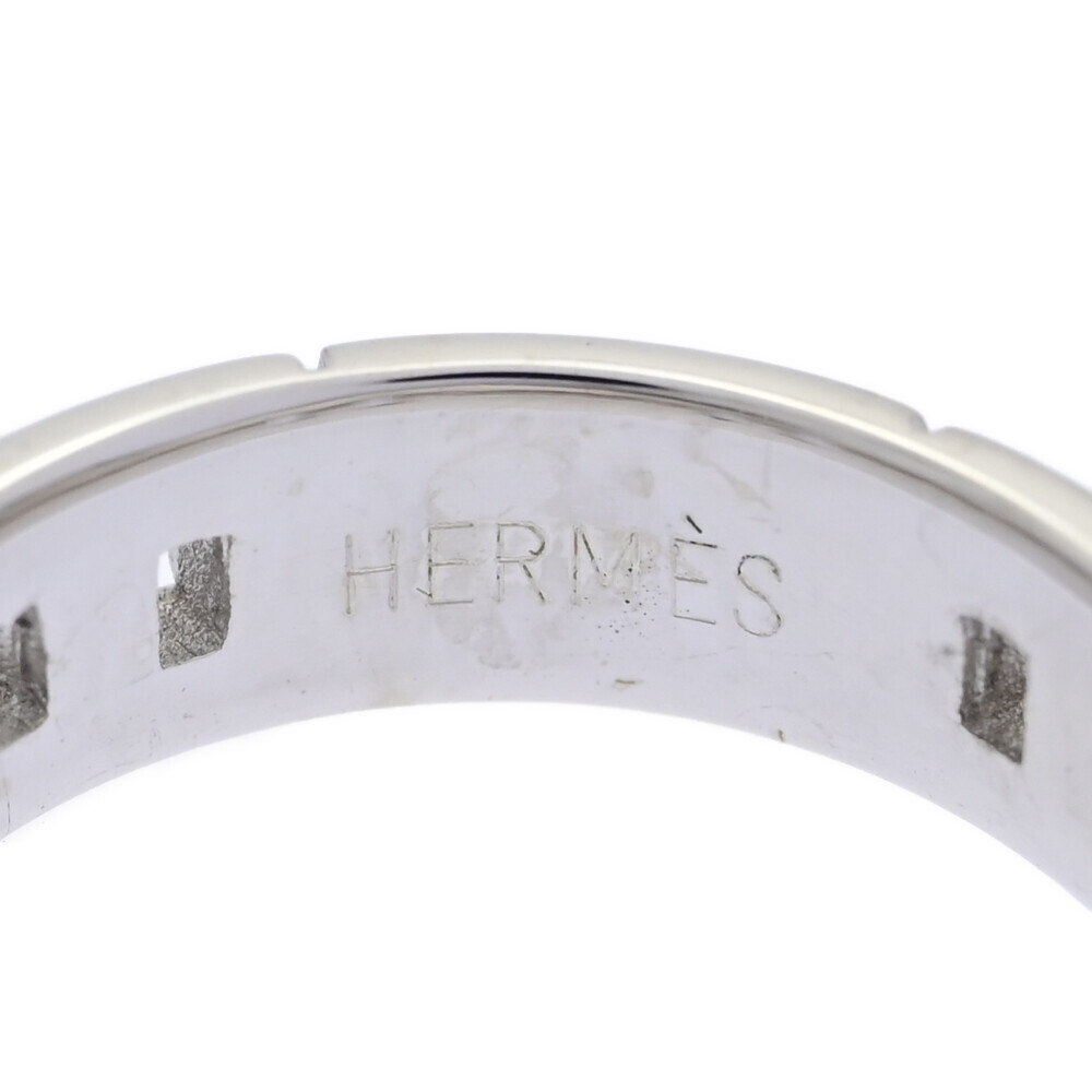 エルメス ヘラクレスリング・指輪/K18WG/750-6.3g/11号/#51/ホワイトゴールド/HERMES 翌日配送可■518223_画像6