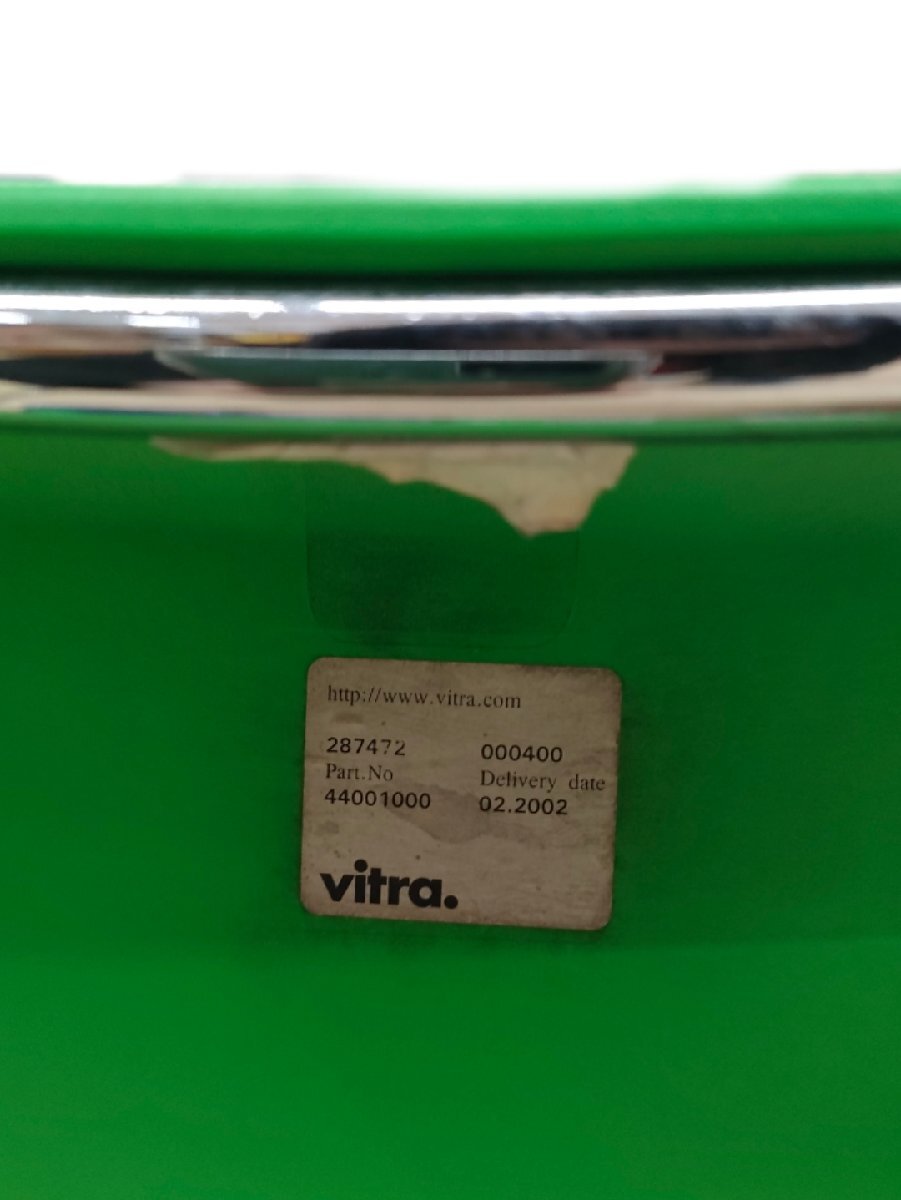 5　vitra ヴィトラ ミーティングチェア ４点セット 　青　黒　オレンジ　緑_画像9