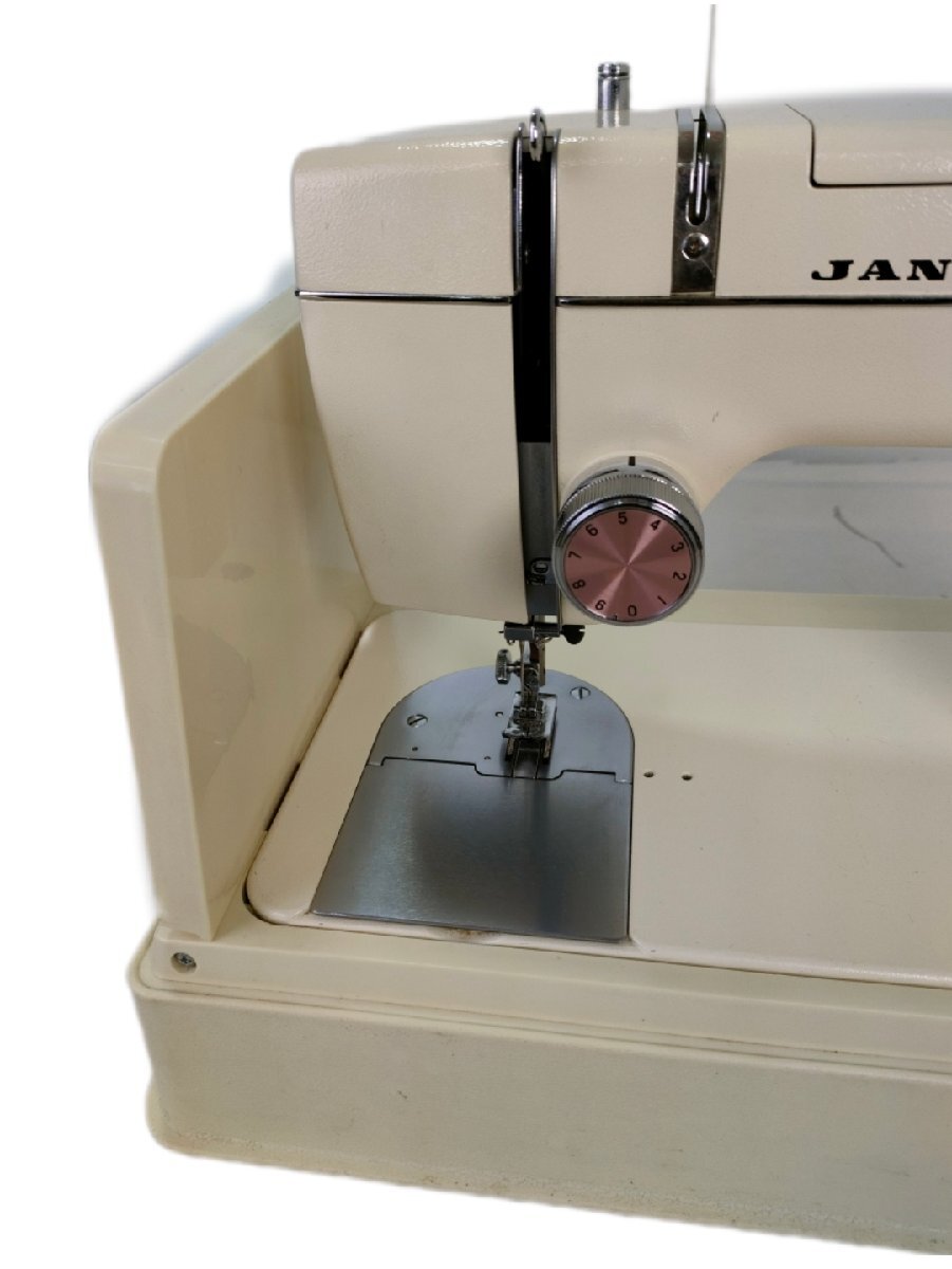 5 1 иен ~ утиль JANOME Janome MODEL 802 retro швейная машина античный швейная машина ручная работа рукоделие рукоделие швейные инструменты шитье 