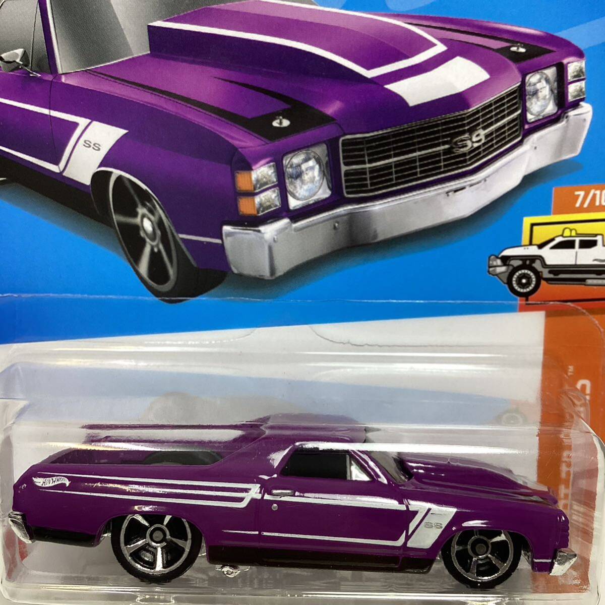 Fアソート ☆ホットウィール☆ '71 シボレー エルカミーノ Hot Wheelsの画像1