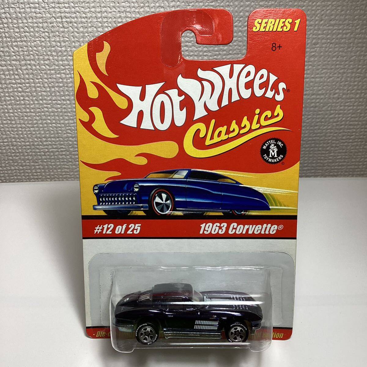 ☆ホットウィール クラシックス ☆ 1963 シボレー　コルベット　ブリスター割れあり　Hot Wheels CLASSICS _画像2