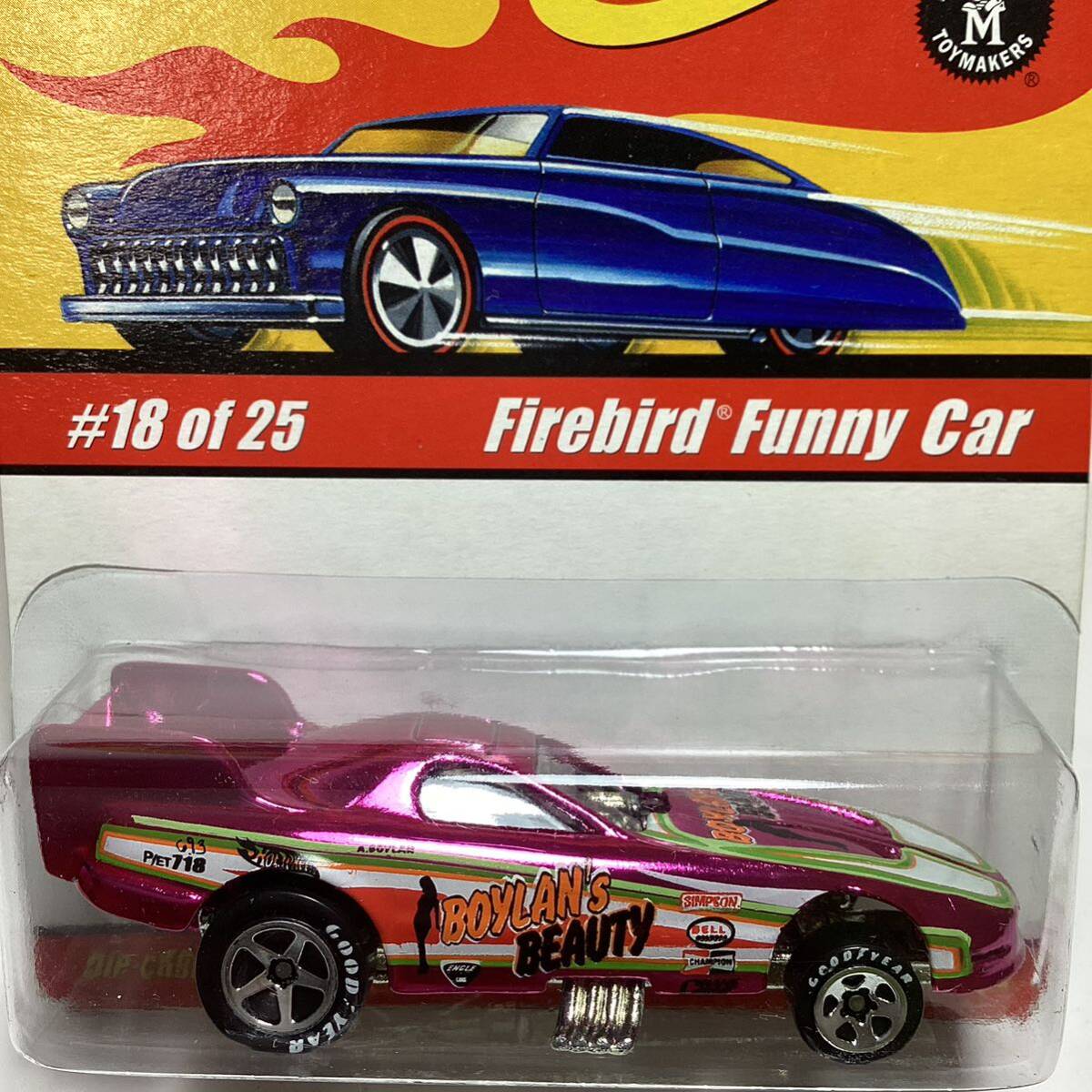 ☆ホットウィール クラシックス ☆ ポンティアック ファイヤーバード ファニーカー ピンク　Hot Wheels CLASSICS _画像1