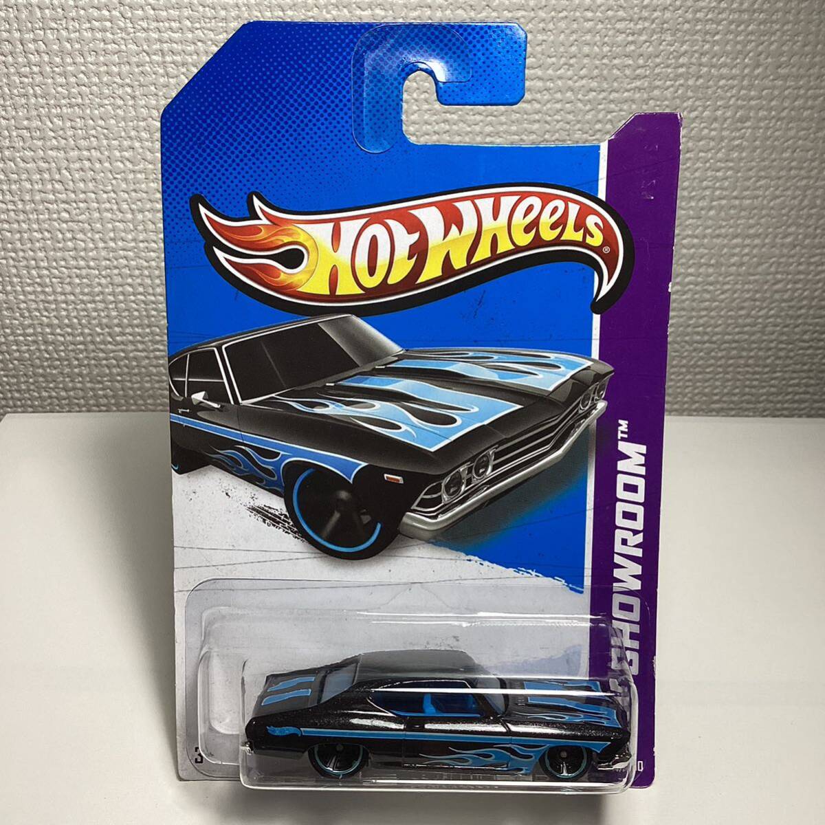 ☆ホットウィール☆ '69 シボレー シェベル SS 396 黒 Hot Wheels _画像2