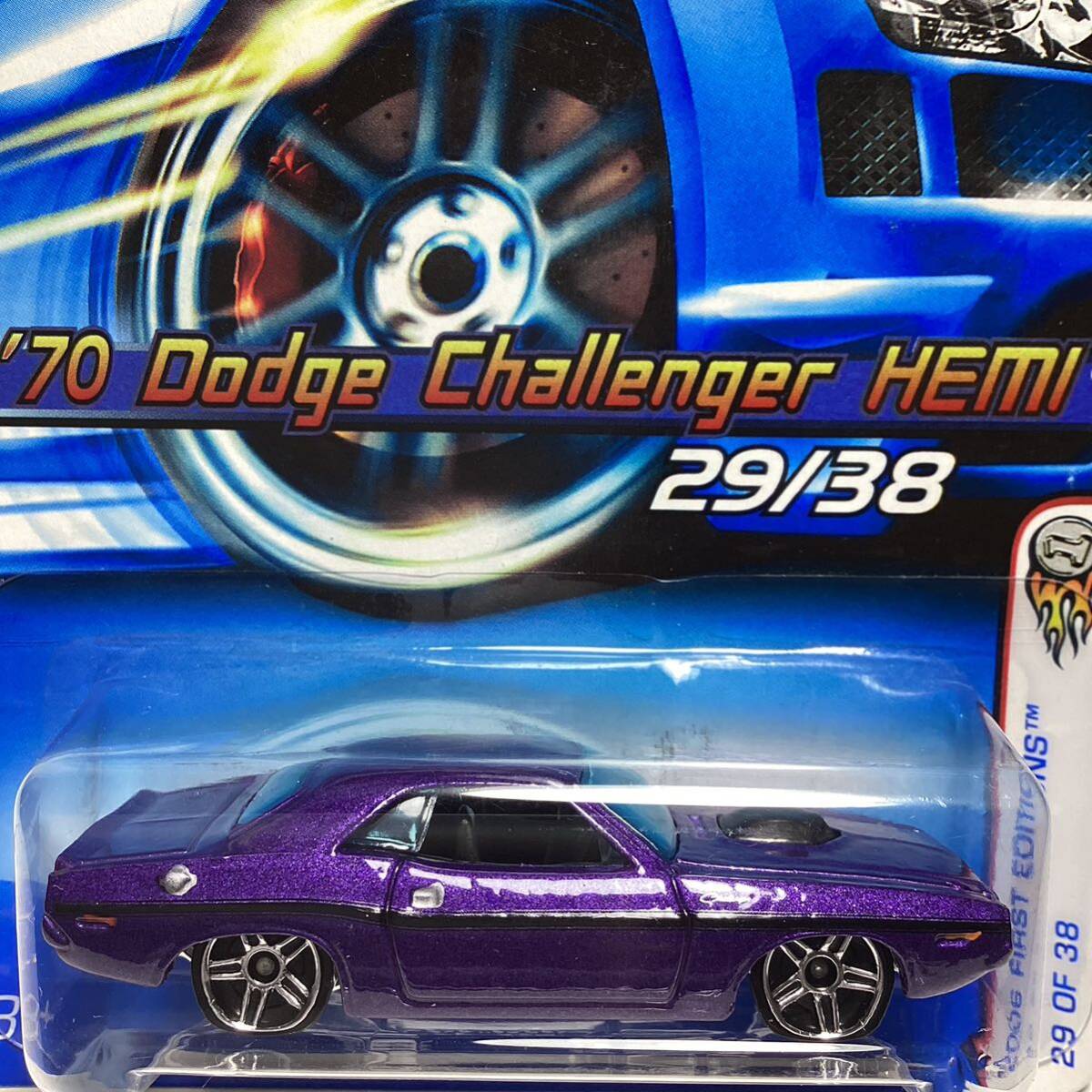 ☆ホットウィール☆ '70 ダッジ チャレンジャー ヘミ 紫 Hot Wheels _画像1