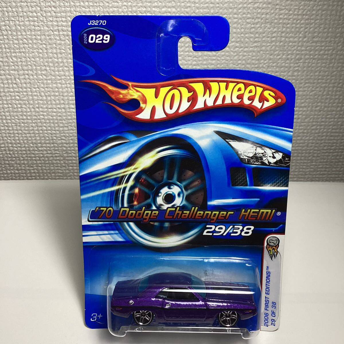 ☆ホットウィール☆ '70 ダッジ チャレンジャー ヘミ 紫 Hot Wheels _画像2