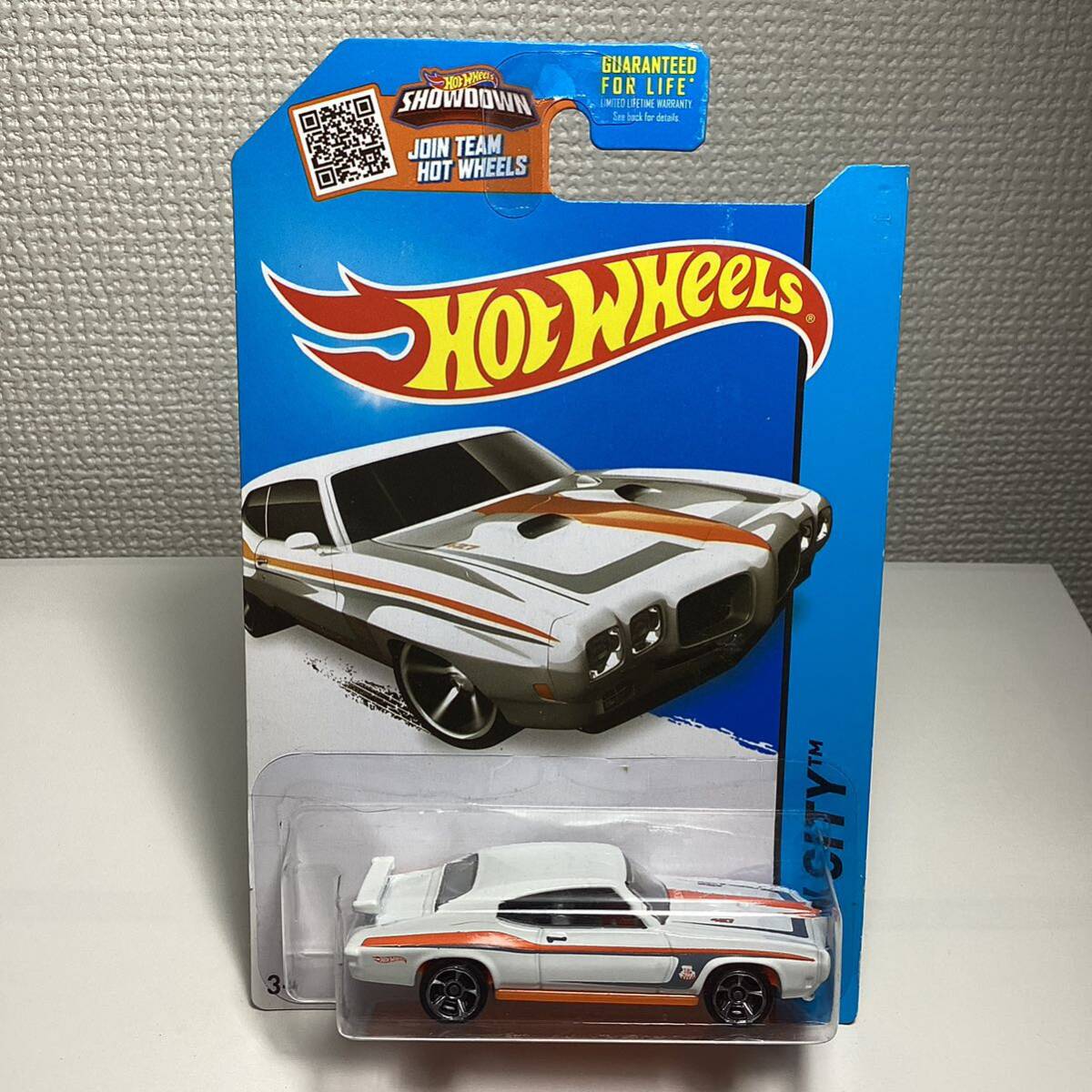 ☆ホットウィール☆ '70 ポンティアック　GTO ジャッジ　白　Hot Wheels _画像2