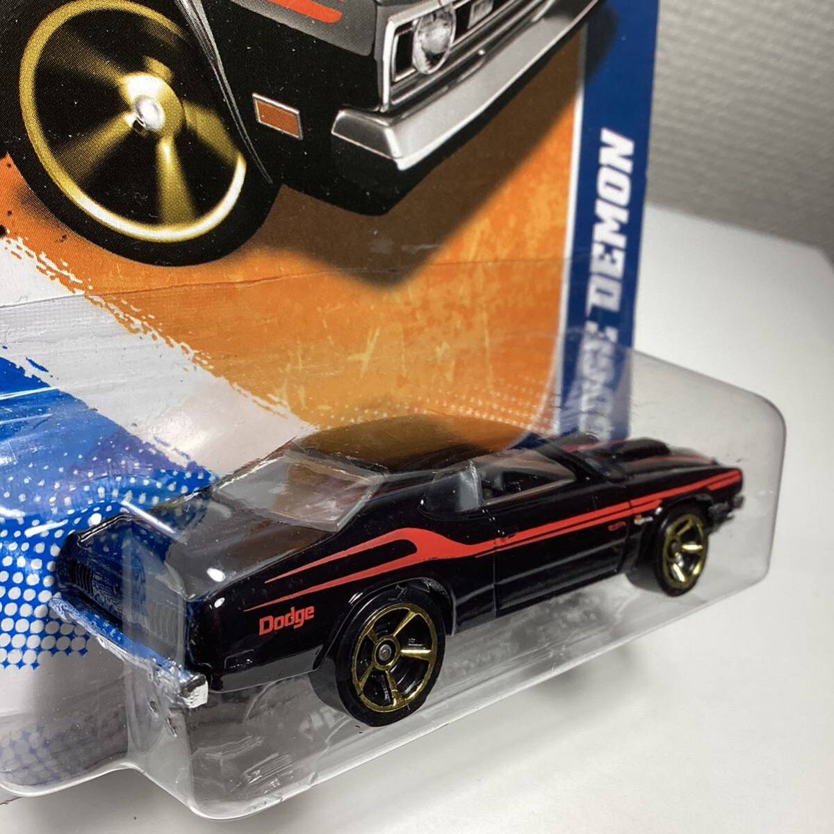 ☆ホットウィール☆ '71 ダッジ　デーモン　黒　Hot Wheels _画像4