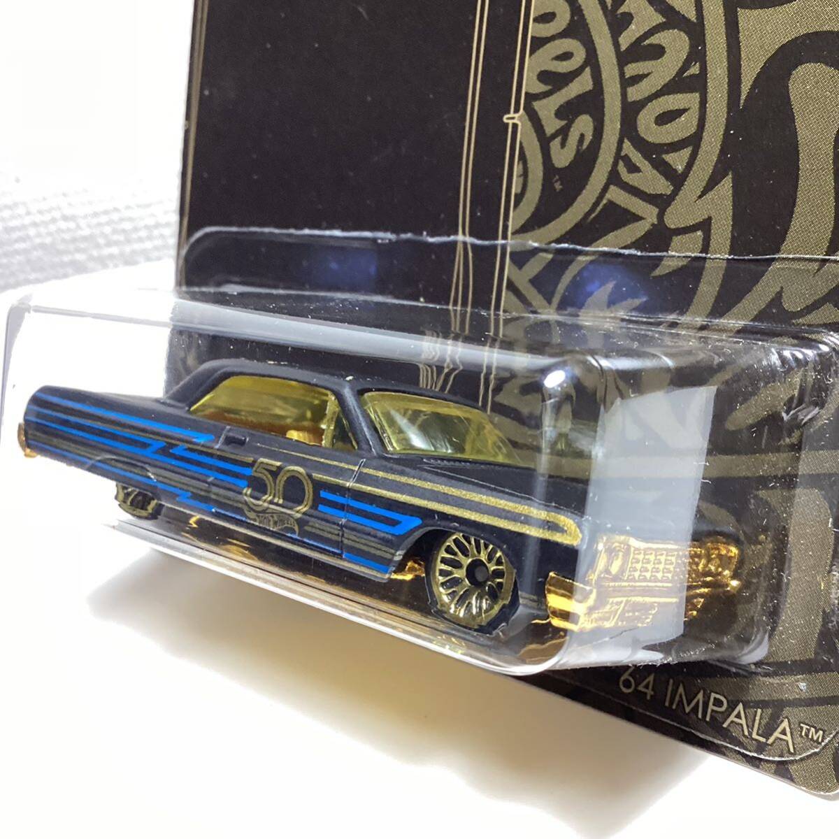 ☆ホットウィール☆ '64 シボレー　インパラ　黒　Hot Wheels _画像3