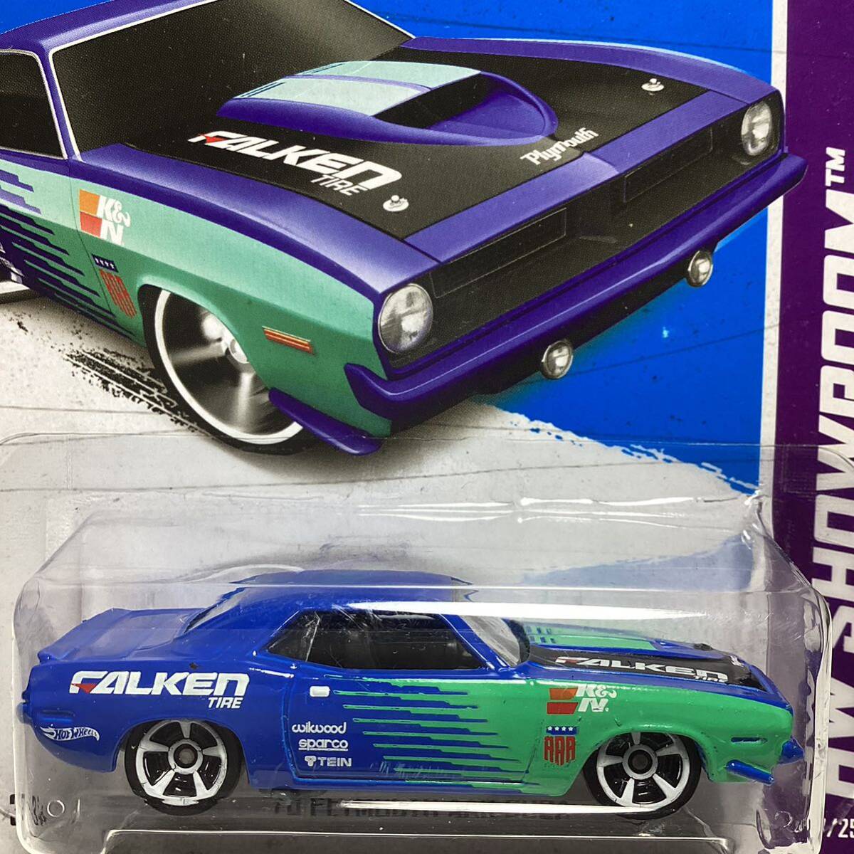 ☆ホットウィール☆ '70 プリマス　AAR クーダ　ファルケン　Hot Wheels _画像1