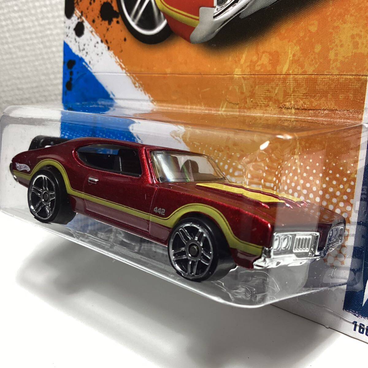 ☆ホットウィール☆ オールズモビル　442 赤　Hot Wheels _画像3