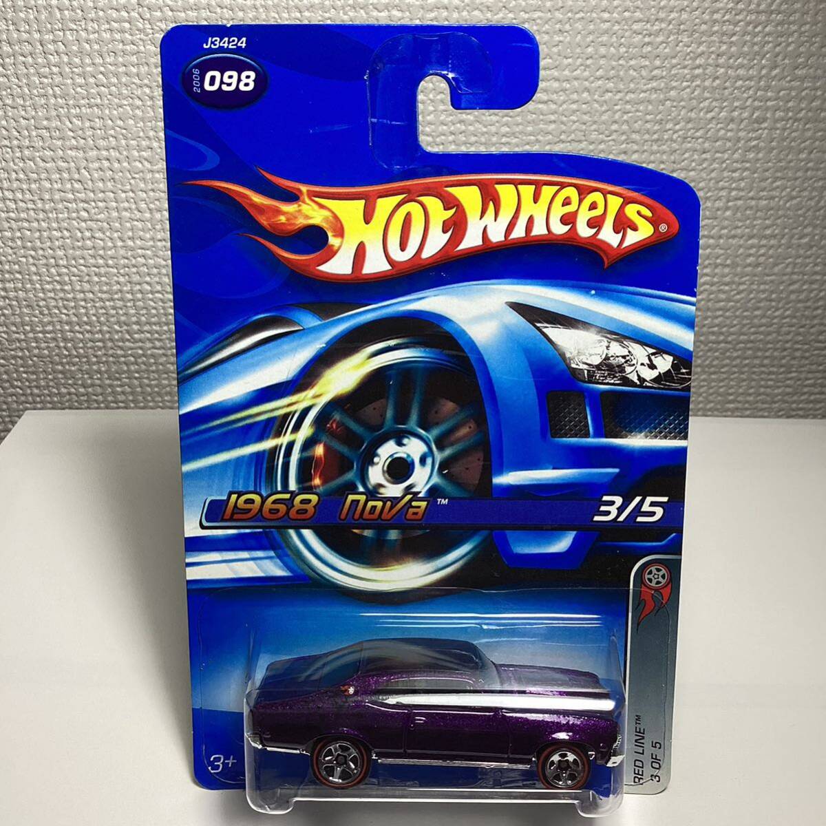 ☆ホットウィール☆ 1968 シボレー　ノバ　紫 Hot Wheels _画像2