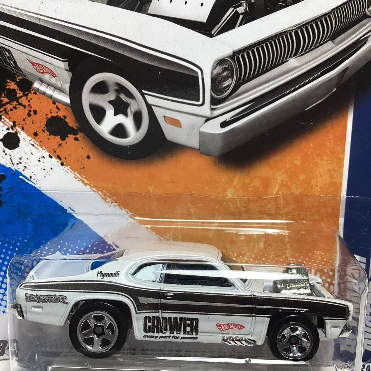 ☆ホットウィール☆ プリマス　ダスター　スラスター　白　Hot Wheels _画像1