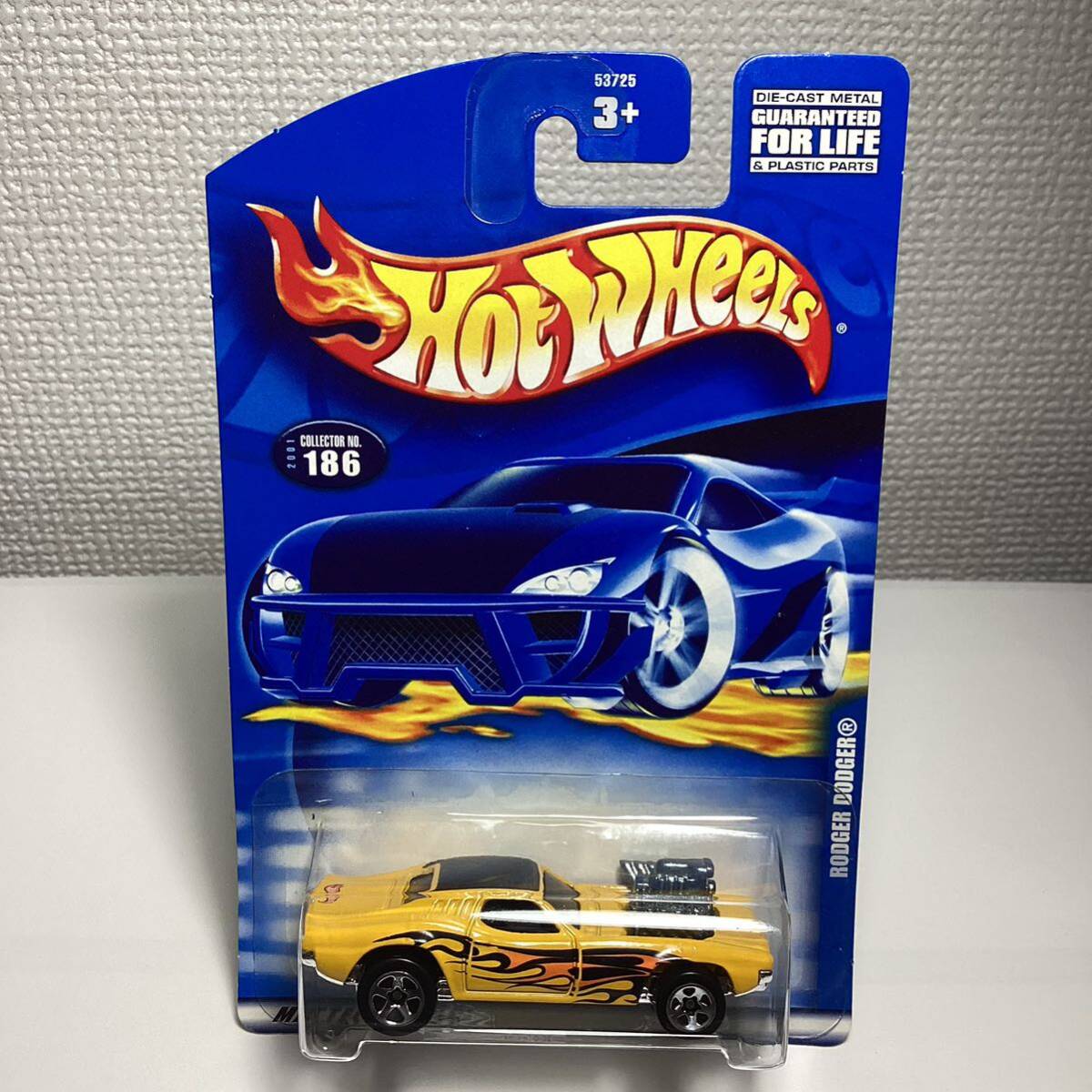 ☆ホットウィール☆ ロジャー　ドジャー　黄色　Hot Wheels _画像2