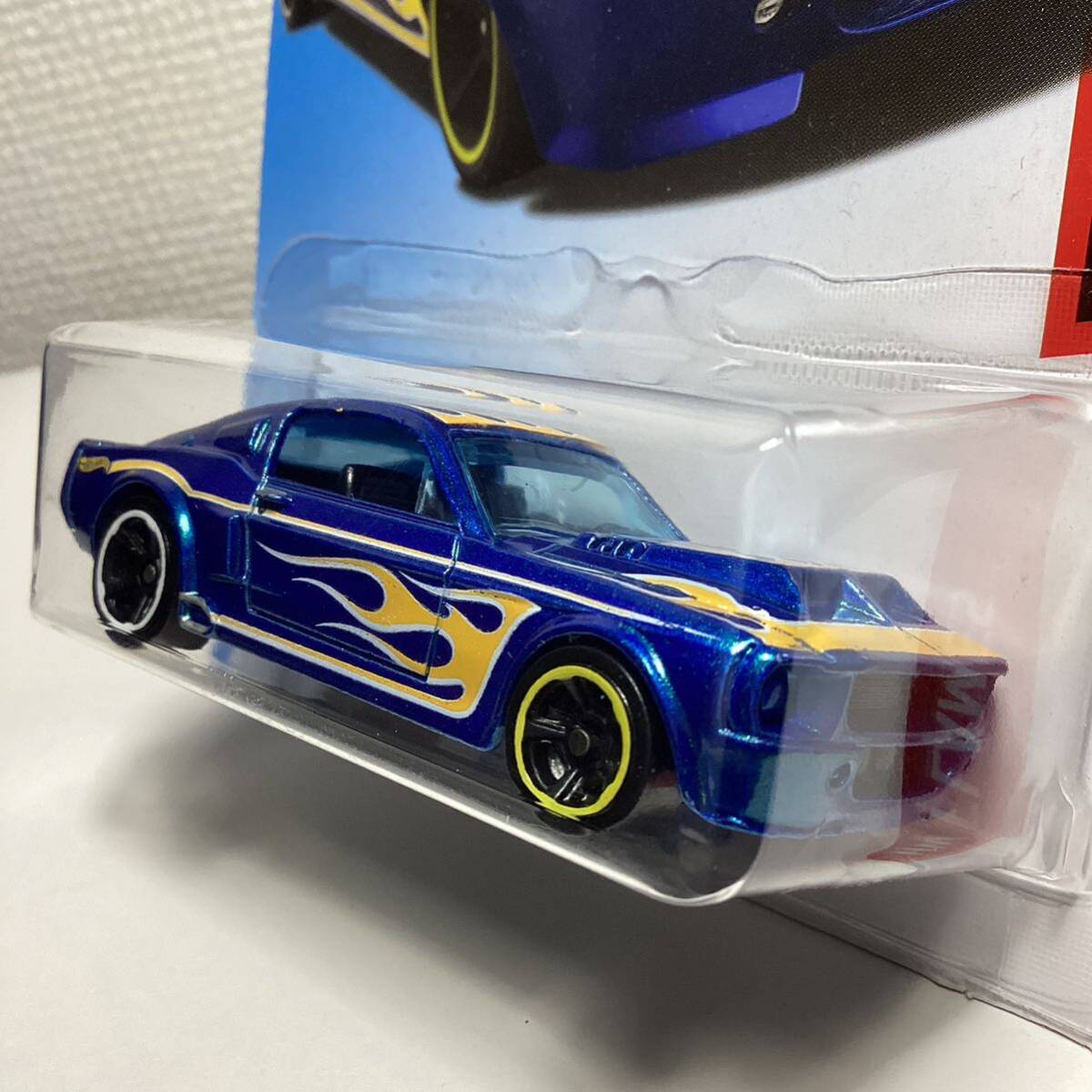 ☆ホットウィール☆ '67 シェルビー　GT-500 青　フレイムス　Hot Wheels _画像3