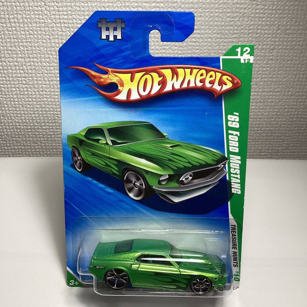 TREASURE HUNT!トレジャーハント！☆ホットウィール☆ '69 フォード マスタング Hot Wheels _画像2