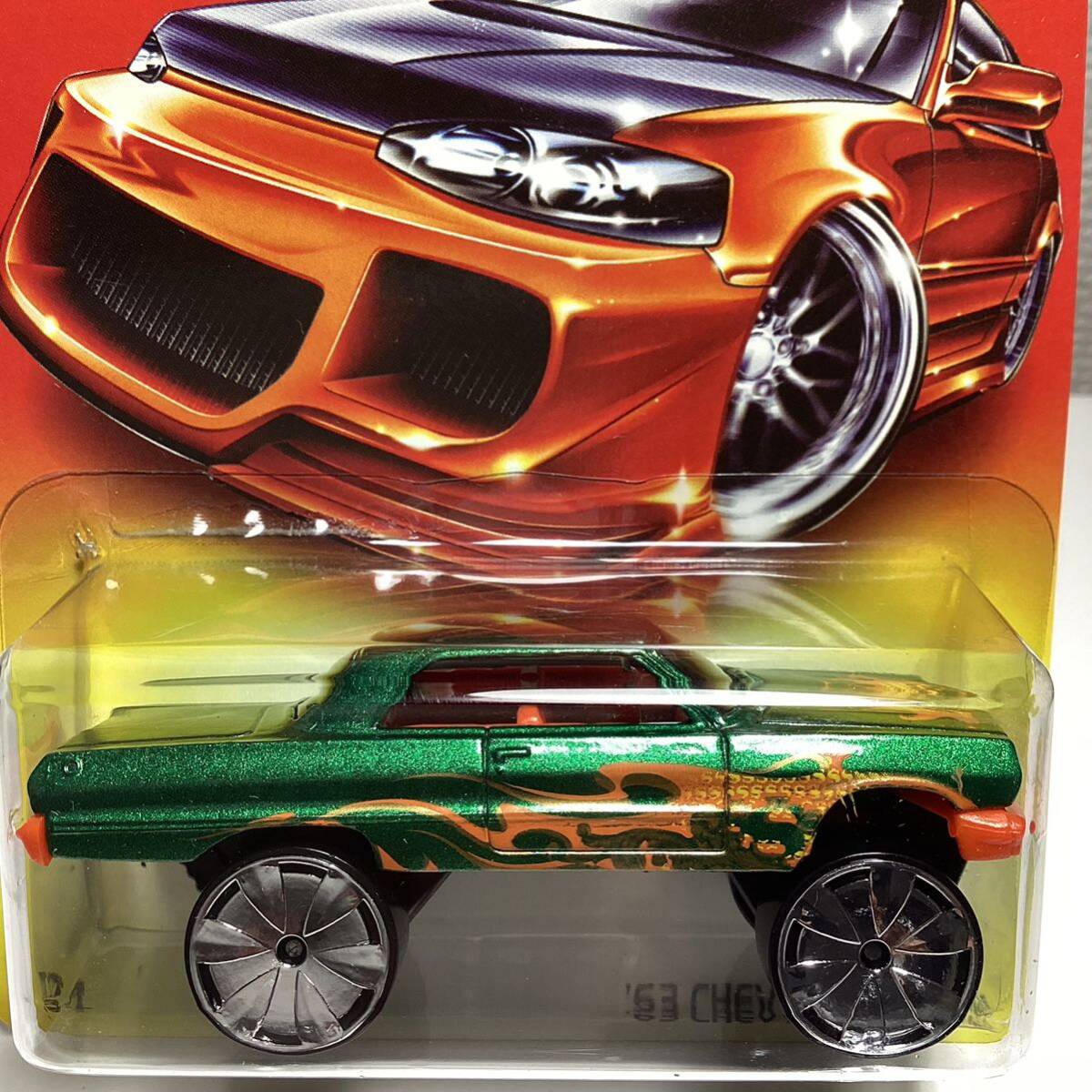 【Walmart限定】☆ホットウィール☆ '63 シェビー　インパラ　RED CARD SERIES レッドカード　Hot Wheels _画像1