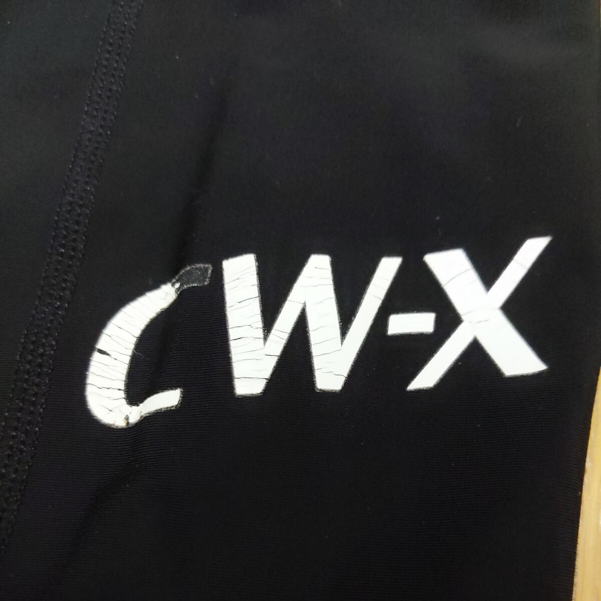 CW-X スタイルフリーボトム VCO-599 メンズ Mサイズ ロングタイツ ブラック ワコール Wacoal スパッツ 吸汗速乾 UVカット レギンス_画像6