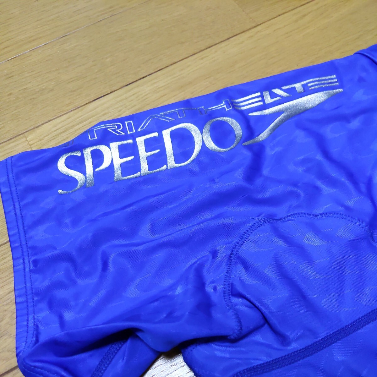 タグ付き未使用 アクアブレード2 うろこ メンズ S 競泳水着 SPEEDO ブルー 青 スピード ミズノ aquabladeⅡ トライアスロン トライスーツ_画像5