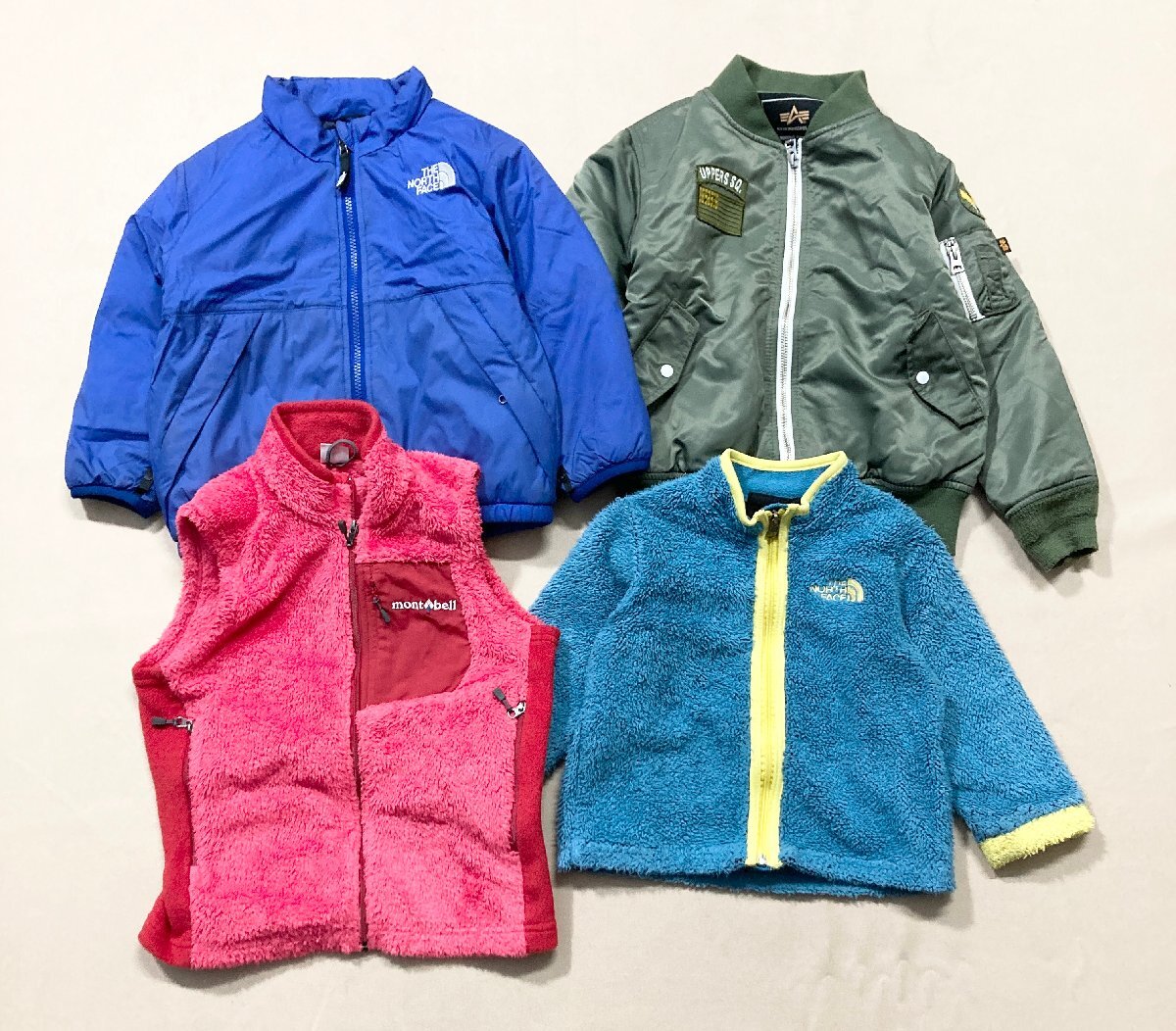 ★ブランド 子供服 32点 まとめ ベビー キッズ 男の子 女の子 THE NORTH FACE TOMMY BURBERRY Columbia ヒスミニ 他 卸 現状品 7.5kg★_画像3