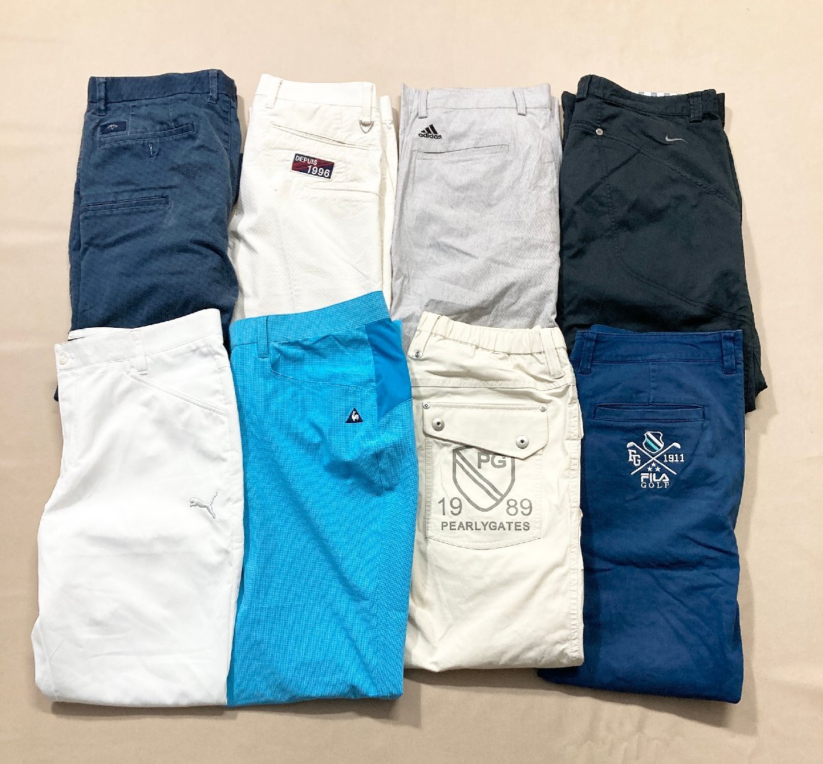 ★ゴルフウェア メンズ 32点 まとめ PEARLY GATES Callaway Munsingwear CASTELBAJAC トップス ボトムス 等 サイズMIX 卸 現状品 12kg★_画像8