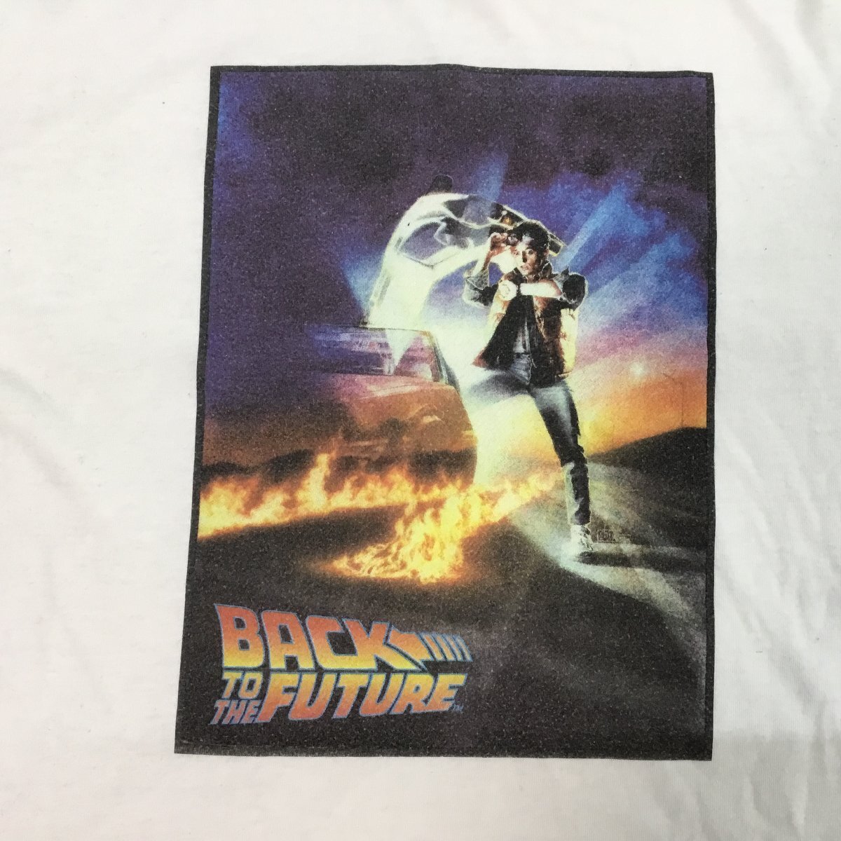 ■BACK TO THE FUTURE バックトゥザフューチャー 美濃屋株式会社 半袖Tシャツ カットソー トップス メンズ サイズ LL ホワイト /0.18㎏■の画像6