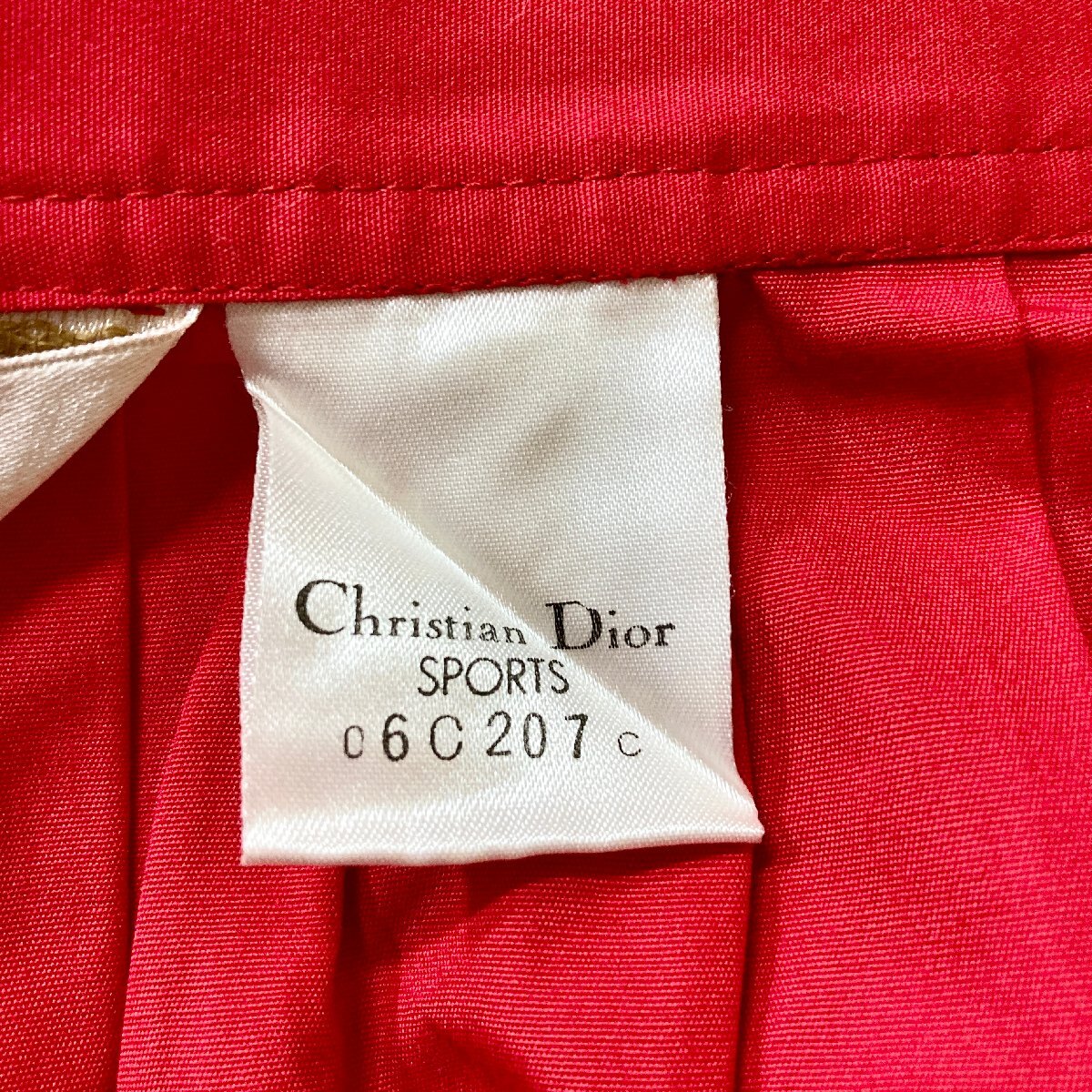 ★vintage Christian Dior SPORTS クリスチャンディオールスポーツ ハーフパンツ レッド サイズ M ボトムス ショートパンツ 春夏 0.2kg★_画像8