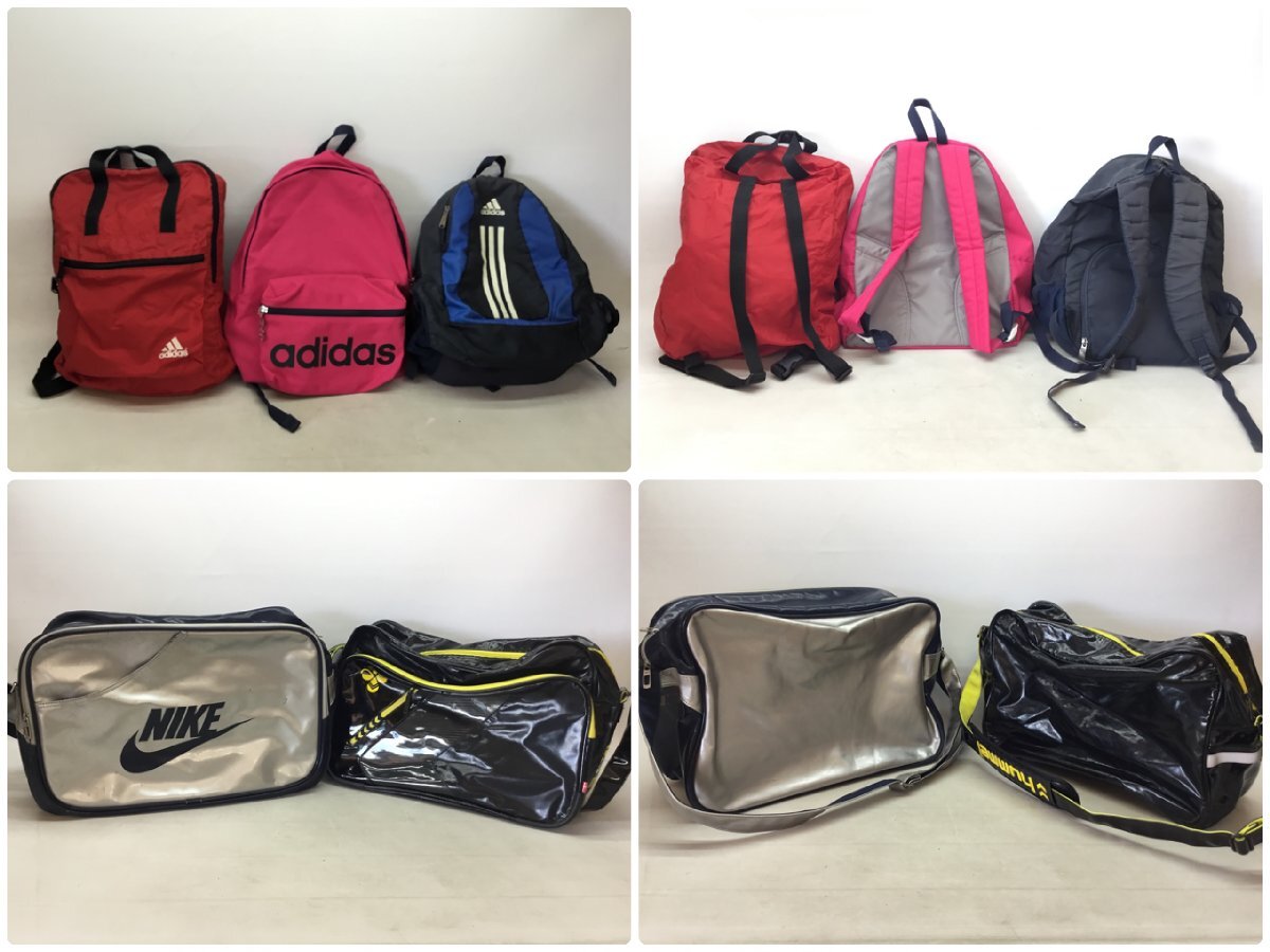 ■SPORTS BAGS スポーツバッグ まとめ売り adidas/NIKE/JORDAN等 バックパック ショルダー他 計25点 /12.96kg■_画像3