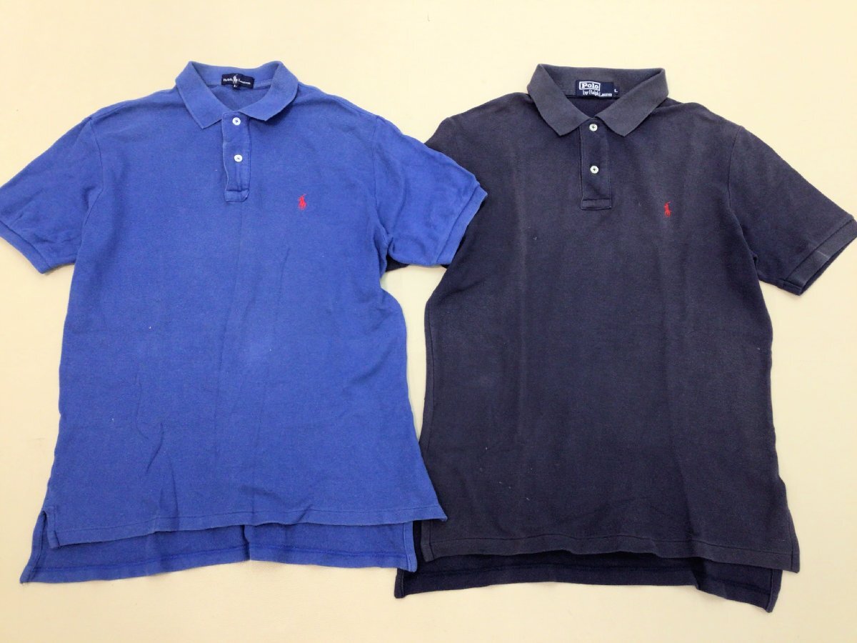 #RALPHLAUREN Ralph Lauren polo-shirt 12 point set sale size MIX embroidery big po knee impact 21na excepting /3.1kg#