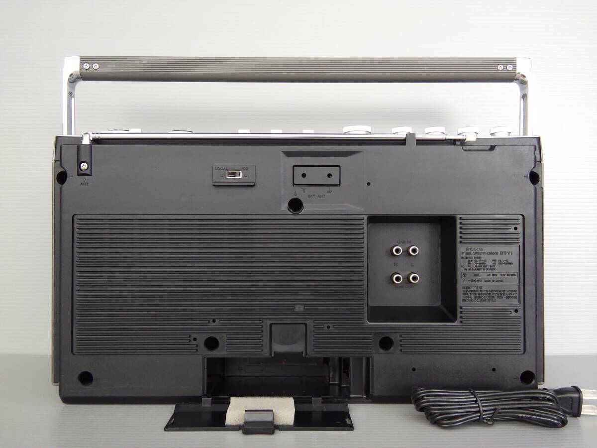 SONY radio-cassette retro stereo, Jill bapV1* used operation goods *, Showa Retro radio-cassette, maintenance goods! radio . cassette . operation excellent.. beautiful 