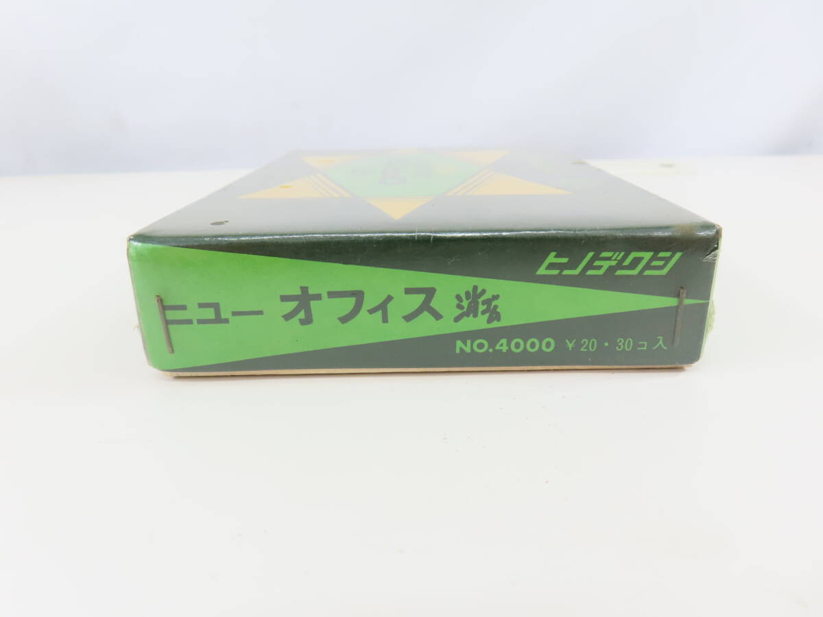 KM-16[ unopened goods ] HINODEWASHI Hino tewasiNEW OFFICE ERASERS 4000 30ko go in vinyl with cover dead stock goods unused operation not yet verification 