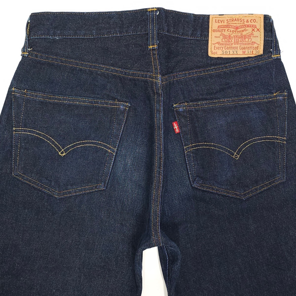 濃紺 米国製Levi'sリーバイス 501XXヴィンテージ復刻W31ジーンズ 濃紺 米国製Levi'sリーバイス 501XXヴィンテージ復刻W31ジーンズ