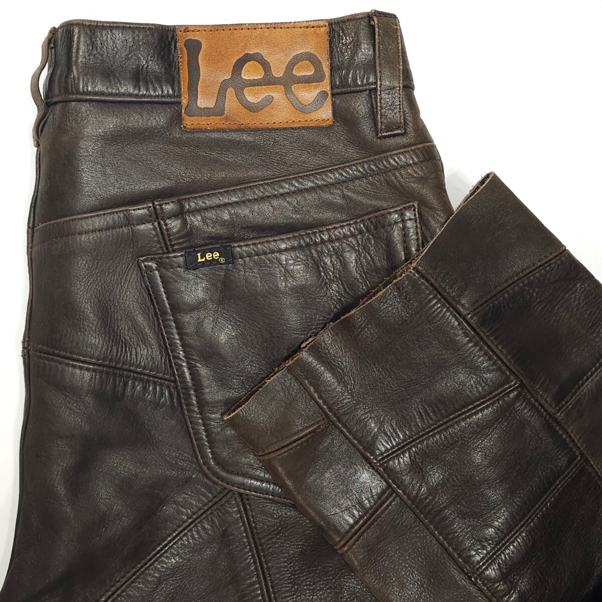 廃盤希少 Lee RIDERSリーライダース 5201パッチワークレザー 廃盤希少 Lee RIDERSリーライダース 5201パッチワークレザー
