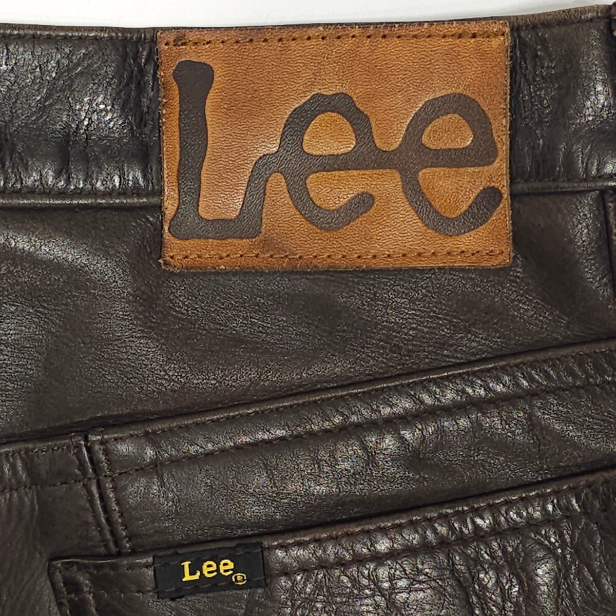 廃盤希少 Lee RIDERSリーライダース 5201パッチワークレザー 廃盤希少 Lee RIDERSリーライダース 5201パッチワークレザー