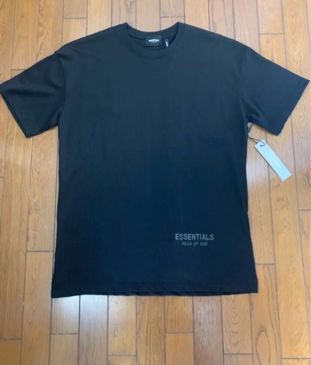 FOG ESSENTIALS エッセンシャルズ　リフレクティブ　Tシャツ　FEAR OF GOD 黒　　Sサイズ 半袖Tシャツ