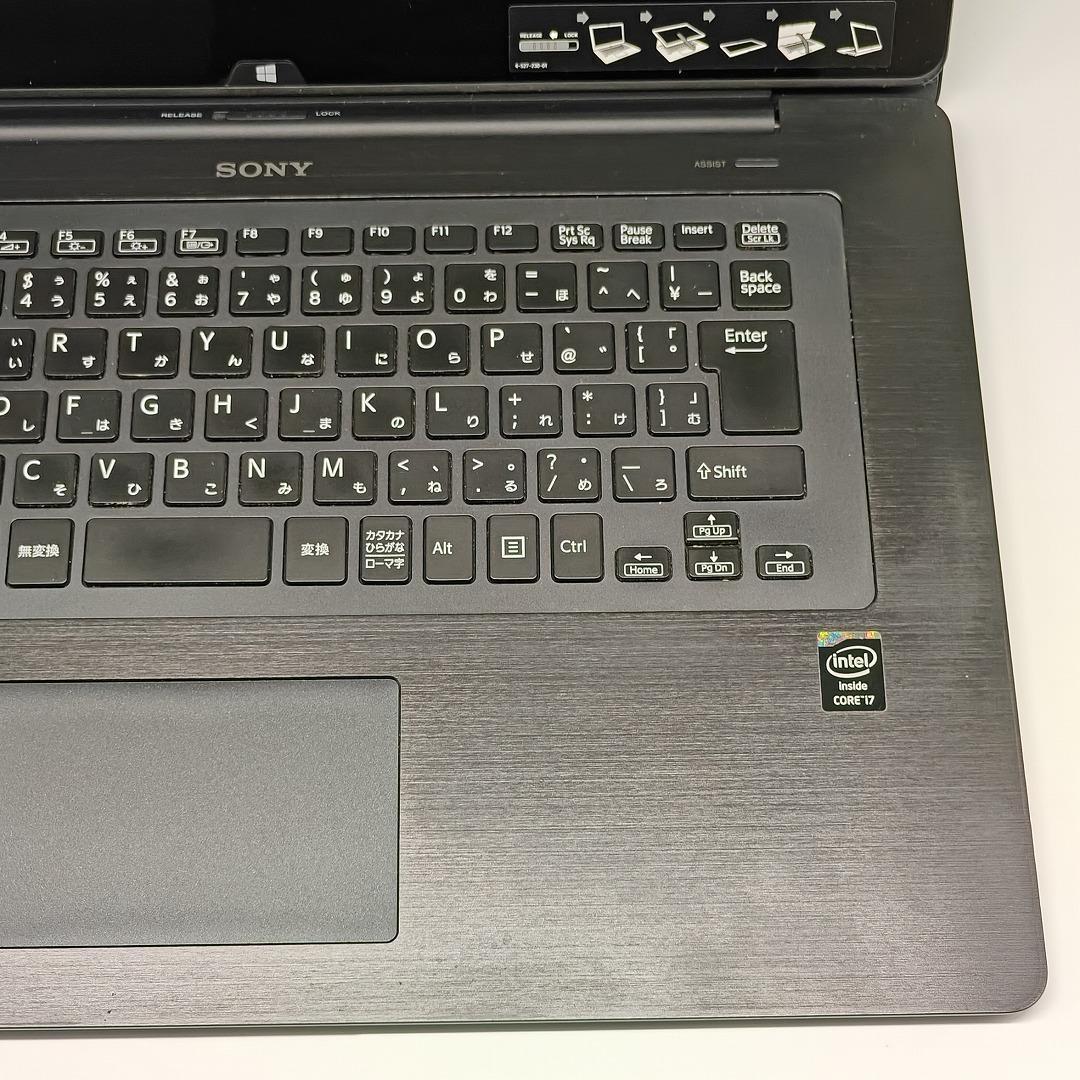 【VAIO】SVP 高性能i7 新品SSD256GB 16GB 黒 ノートPC　Core i7 4500U　送料無料 office2021認証済み_画像6