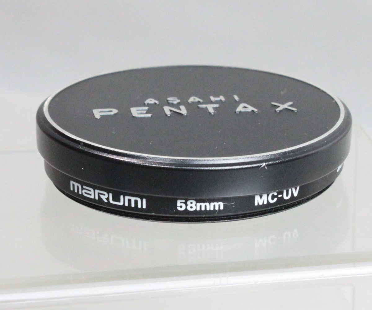 032235 【良品 ペンタックス】 PENTAX TAKUMAR M42 レンズリアキャップ＆内径60mm(フィルター径 58mm) かぶせ式メタルキャップ_画像6