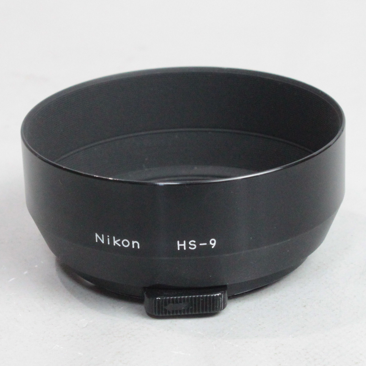 0404111 【良品 ニコン】 Nikon HS-9 スナップオンタイプメタルレンズフード_画像1