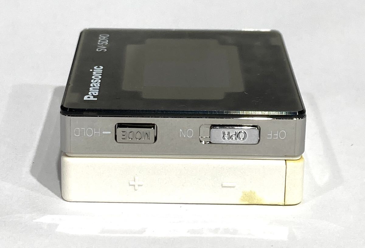 bk-839 パナソニック Panasonic SV-SD90-W D-snap SDオーディオプレーヤー 説明書付き(O180-2)_画像5