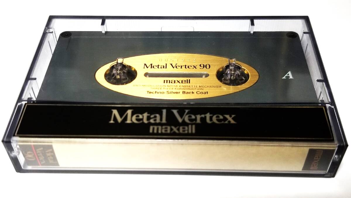 ☆希少開封新品☆Maxell Metal Vertex 90_音楽用カセットテープ 1本_戦略物資等該当品_メタルポジションの画像1